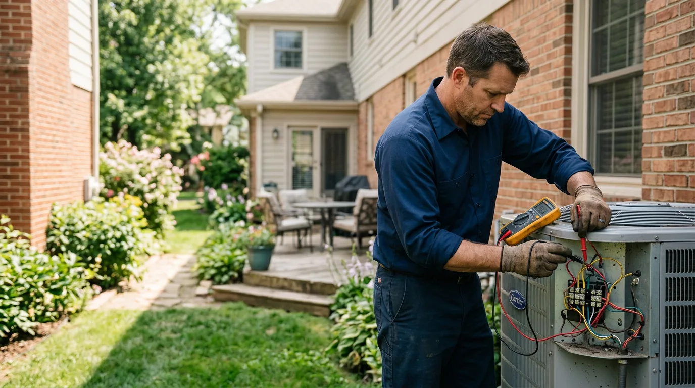 HVAC technician working near Union Dale, PA